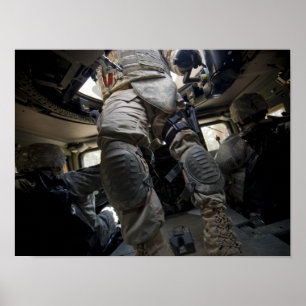 Póster Los marineros aprenden los procedimientos de convo