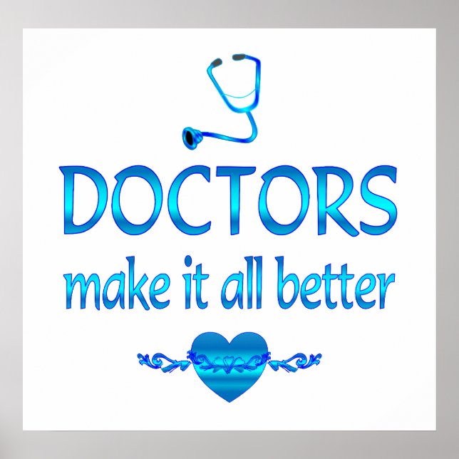 Póster Los médicas lo hacen mejor (Frente)
