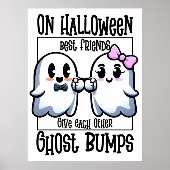 Póster Los mejores amigos de Halloween Fantasma Bump (Frente)