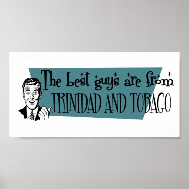 Póster Los mejores chicos son de Trinidad y Tobago (Frente)