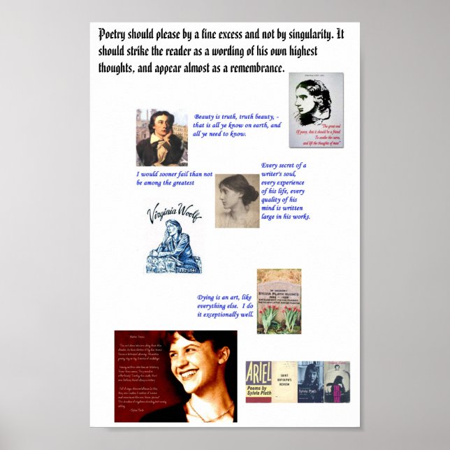 Póster Los mejores escritores (Frente)