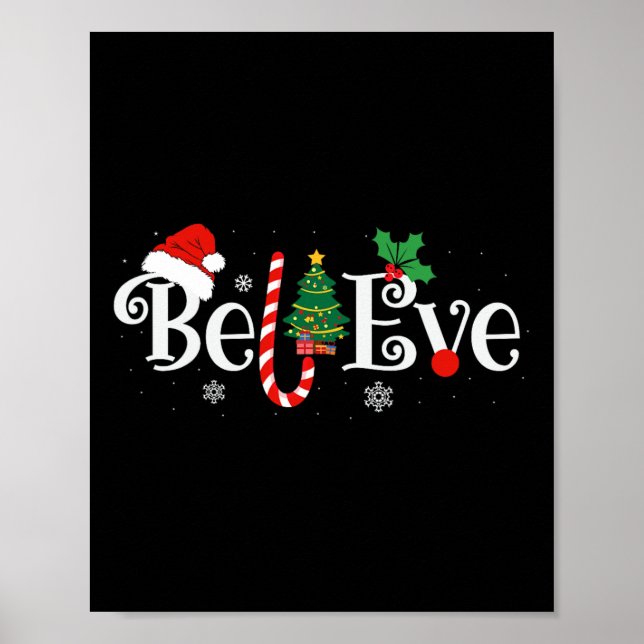 Póster Los mejores Navidades creyentes Camisas Pajama Nav (Frente)