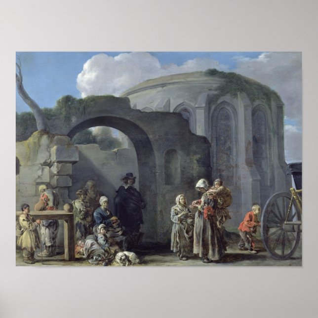 Póster Los mendigos (Frente)