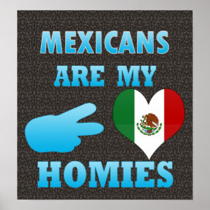 Póster Los mexicanos son mis homólogos