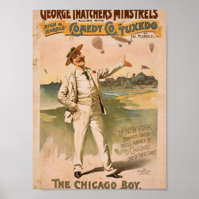 Póster Los ministros de George Thatcher, "El chico de Chi (Frente)