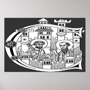 Póster Los monjes de Kells