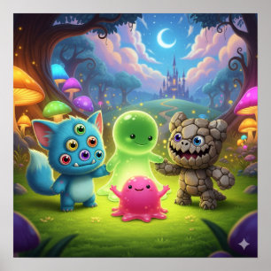 Póster Los monstruosos monstruos bebés