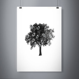 Póster Los muertos tienen gusto de mí árbol del asiento