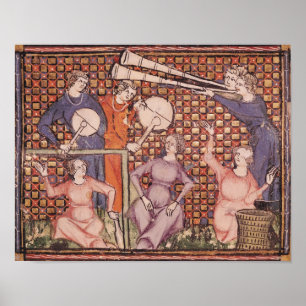 Póster Los músicos, de Ovide Moralise