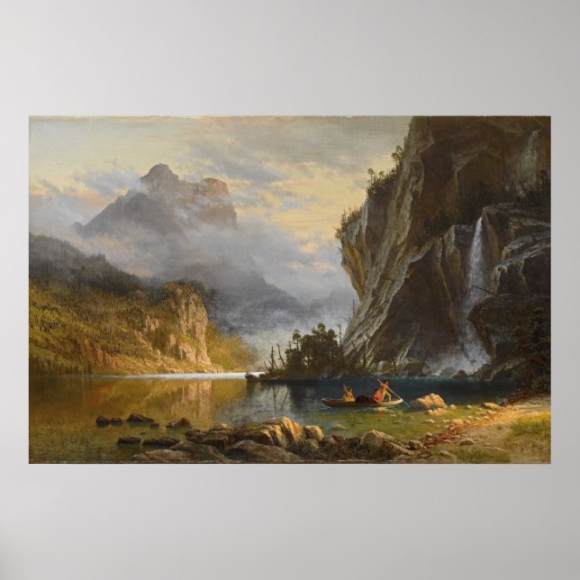 Póster Los nativos estadounidenses hablan de pesca (Frente)