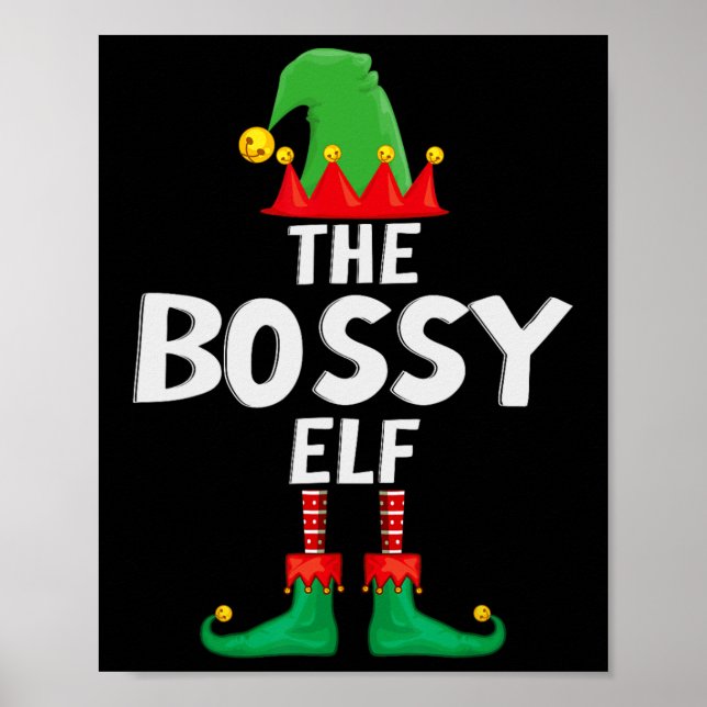 Póster Los Navidades de la familia Bossy Elf (Frente)