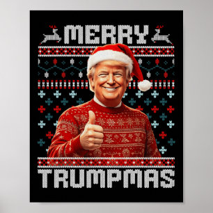 Póster Los Navidades de Santa Trump y sus Trump