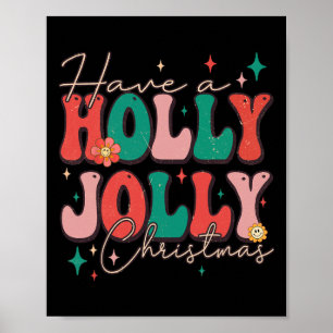 Póster Los Navidades Divertidos Tienen Navidades Holly Jo