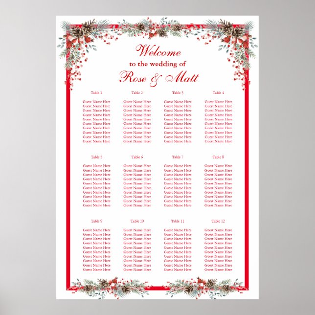 Póster Los navidades encuentran su asiento (Frente)