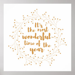 Póster Los navidades estuvieron en un momento maravilloso