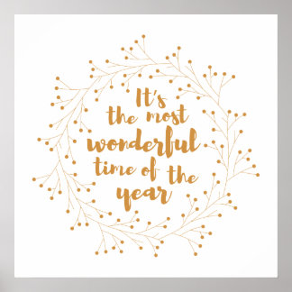 Póster Los navidades estuvieron en un momento maravilloso
