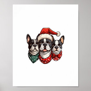 Póster Los Navidades locos del territorio de Boston perro
