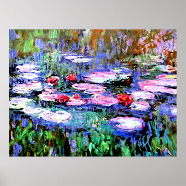 Póster Los Nenufares by Monet (Frente)