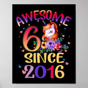 Póster Los niños 6 años de la fiesta de cumpleaños matan 