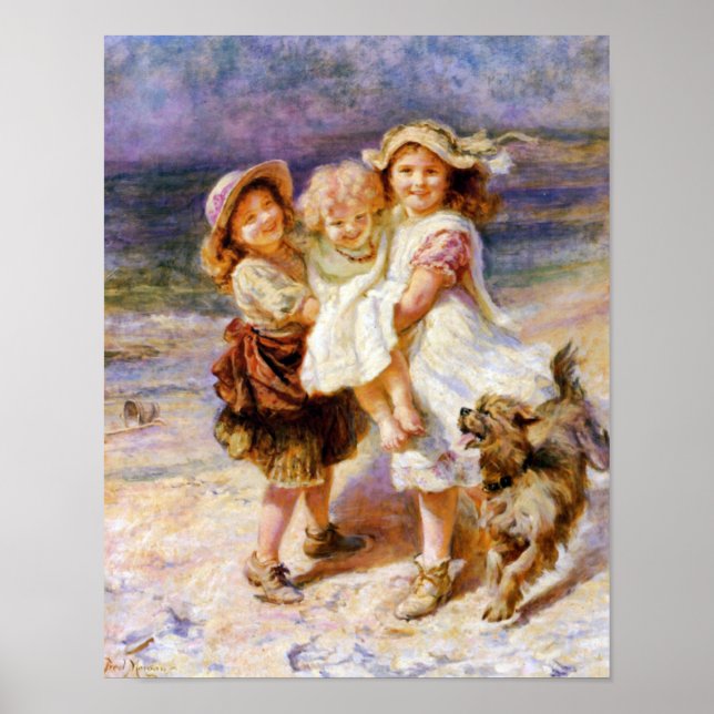 Póster Los niños de la playa (Frente)