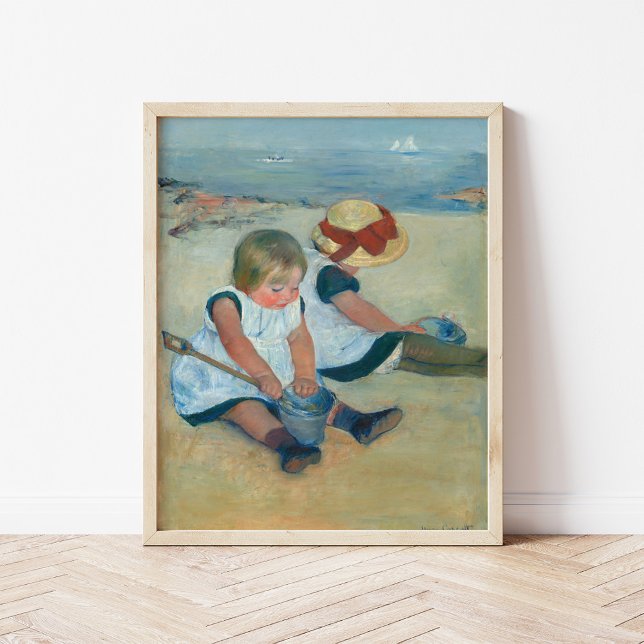 Póster Los niños de la playa | Mary Cassatt (Subido por el creador)