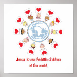 Póster Los niños del mundo