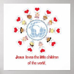 Póster Los niños del mundo