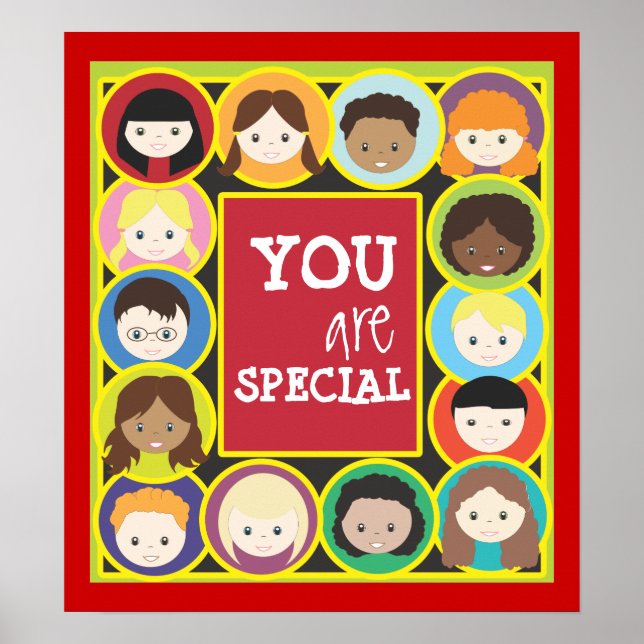 Póster Los niños enfrentan al Poster del aula de profesor (Frente)