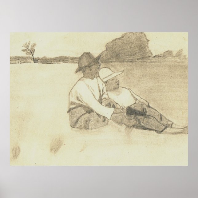 PÓSTER LOS NIÑOS NEGRO (Frente)