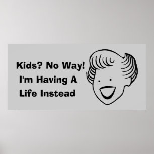 Póster Los niños no pueden