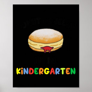 Póster Los Niños No Son Jelly Kindergarten De Vuelta A La