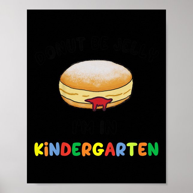 Póster Los Niños No Son Jelly Kindergarten De Vuelta A La (Frente)