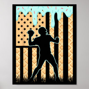 Póster Los niños que manejan el juego de los cremas de hi