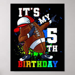 Póster Los niños son mi 5to cumpleaños, estafa del Dabbin