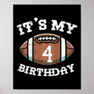 Póster Los niños son mi cuarto cumpleaños, el fútbol amer