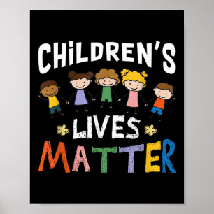 Póster Los niños viven la conciencia sobre el tráfico