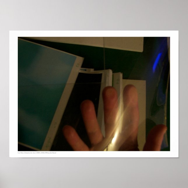 Póster Los no-Dessins du Jour 2005-06 Dedos del proyecto  (Frente)