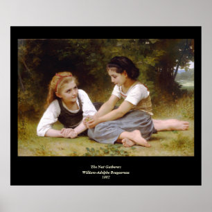 Póster Los "Noisettes" de Bouguereau en 1882