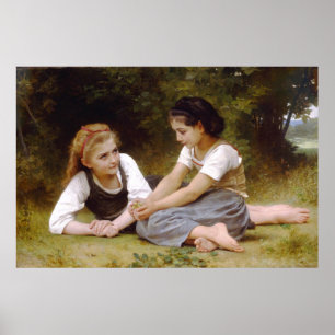 Póster Los "Noisettes" de Bouguereau en 1882