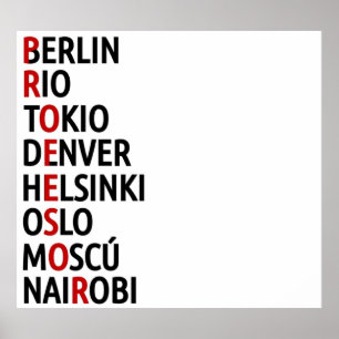Póster Los nombres de la Casa de Papel en las ciudades