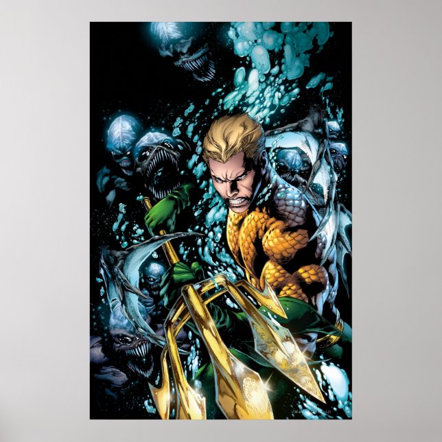 Póster Los nuevos 52 - Aquaman #1 (Frente)