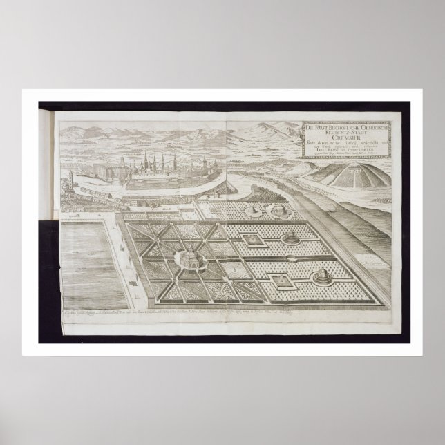 Póster Los nuevos jardines de Cremsier, la residencia del (Frente)