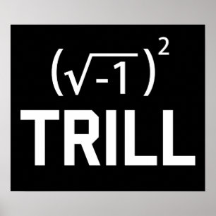 Póster Los números reales son tristes