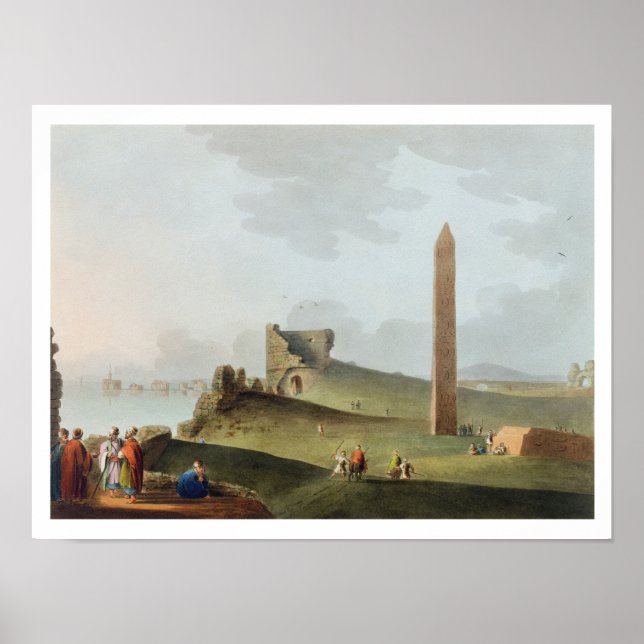 Póster Los Obelisks en Alejandría, llamados el nido de Cl (Frente)