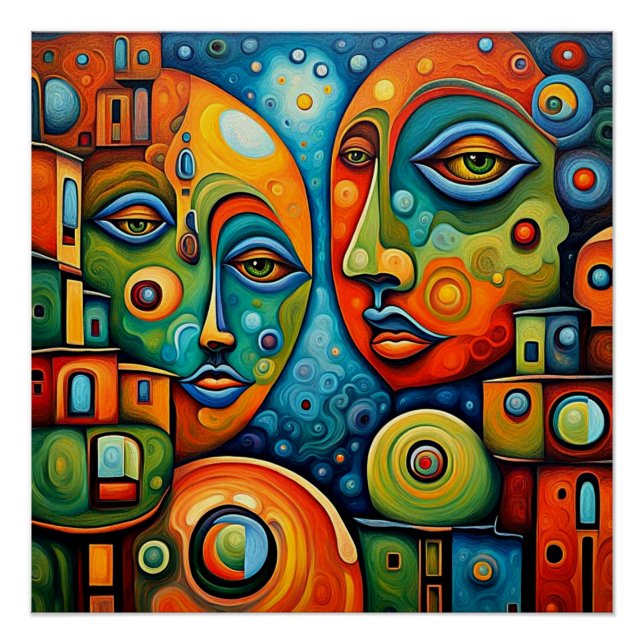 Póster Los observadores 8 (Anverso)