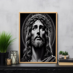 Póster Los ojos compasivos del amor de Jesucristo