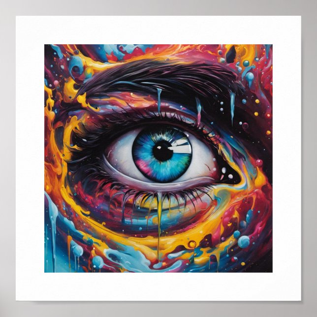 Póster Los ojos de Dios (Frente)