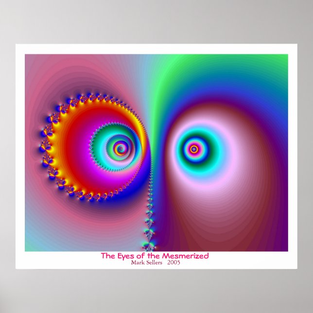 Póster Los ojos de los mesmerizados (Frente)