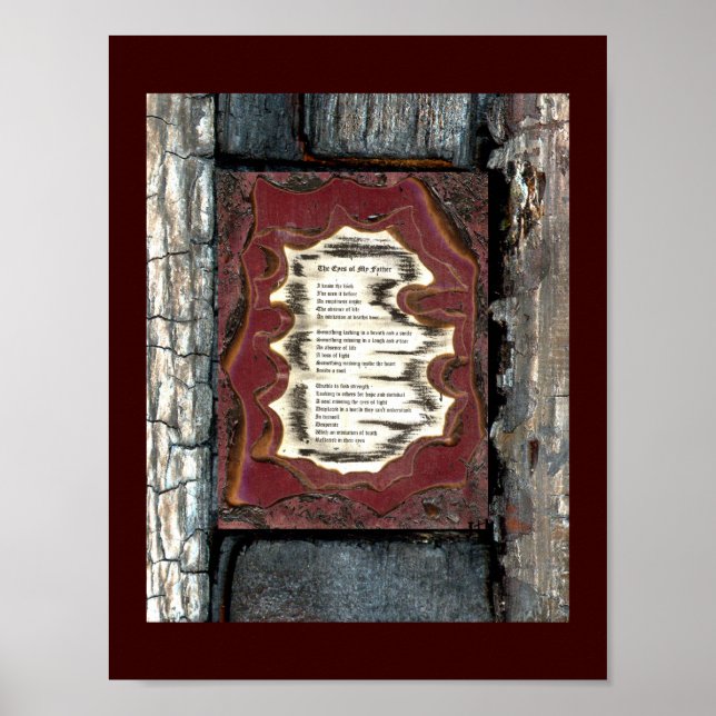 Póster Los ojos de mi padre (Frente)