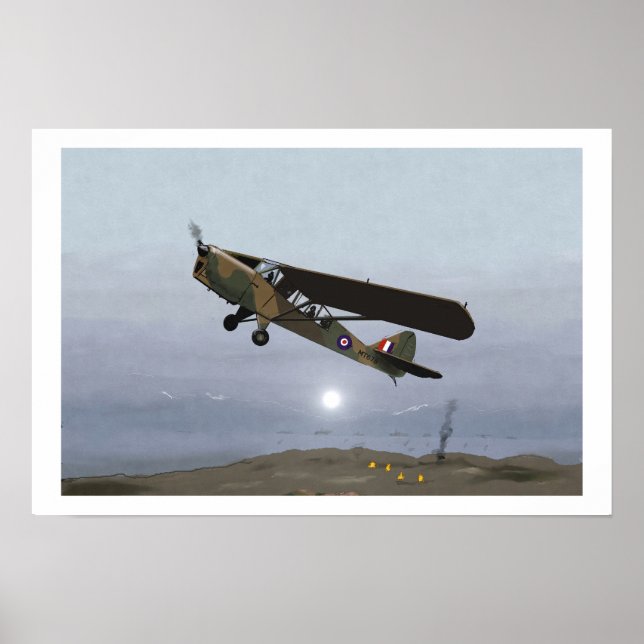 Póster Los ojos del Día D en el cielo (Frente)
